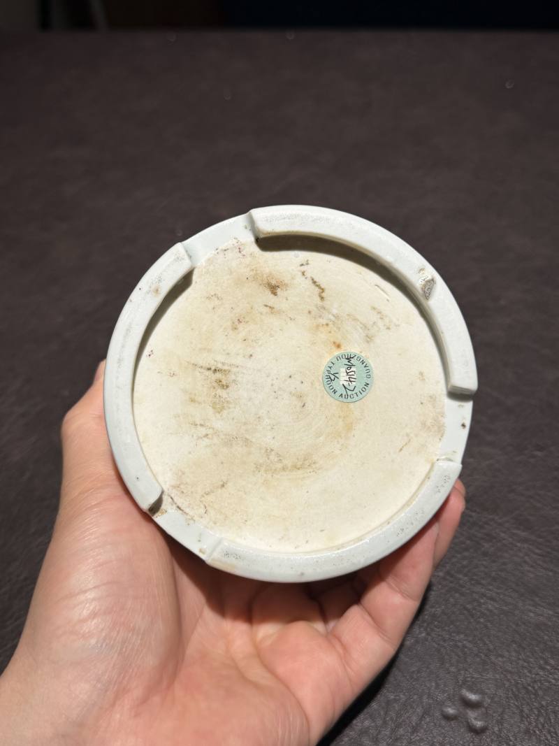 清 白釉筒式炉 - 图8