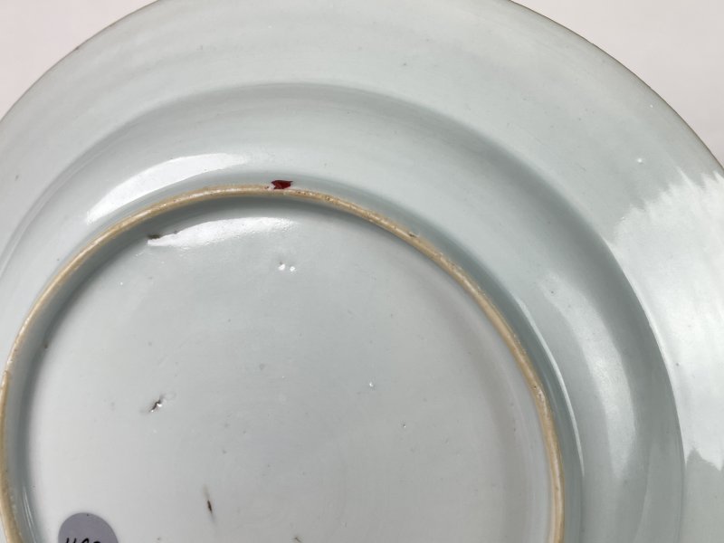 清雍正 粉彩荷花纹盘 - 图8