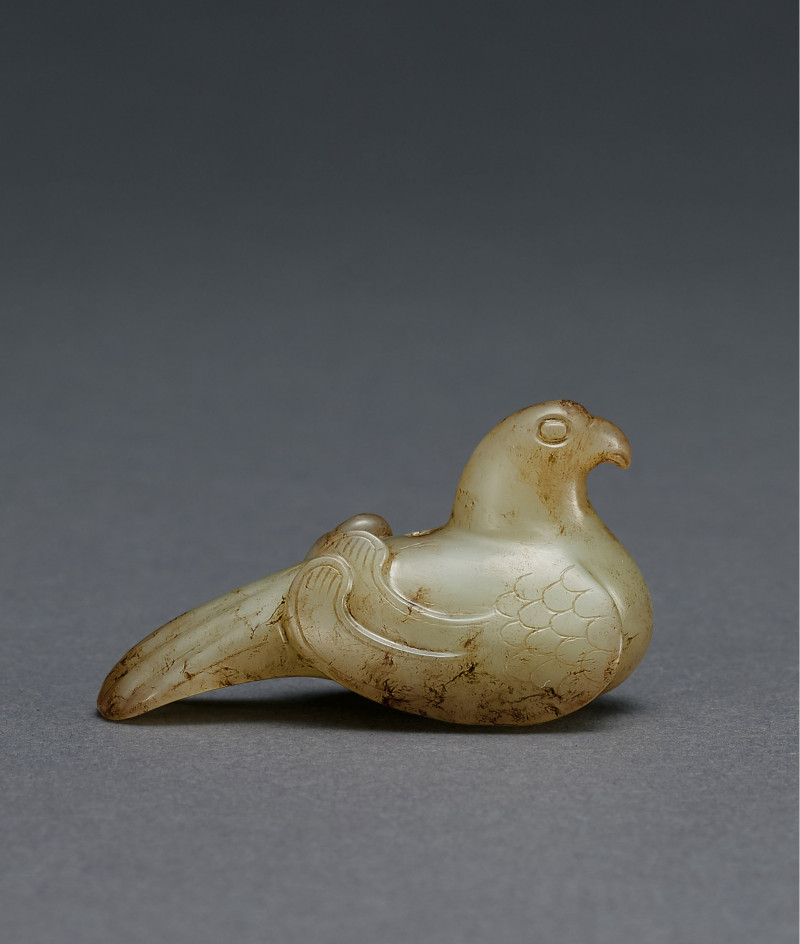 清或更早  青白玉鳩