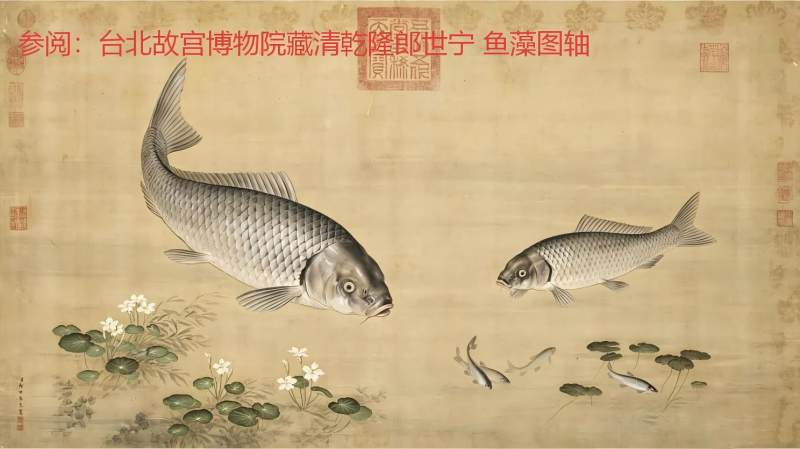 清道光 粉彩金玉满堂鱼藻纹大缸 - 图9