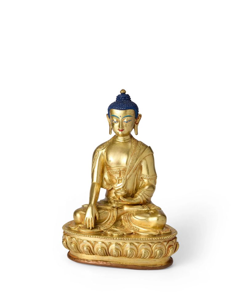 現代佛教造像三件 | Three modern Chinese Buddhist statues - 图2