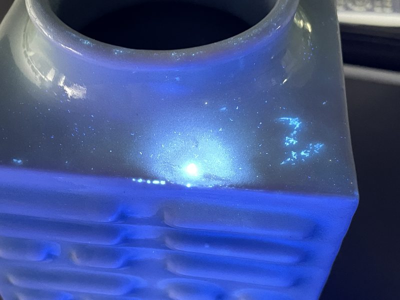 清光绪 粉青釉八卦琮式瓶 - 图18
