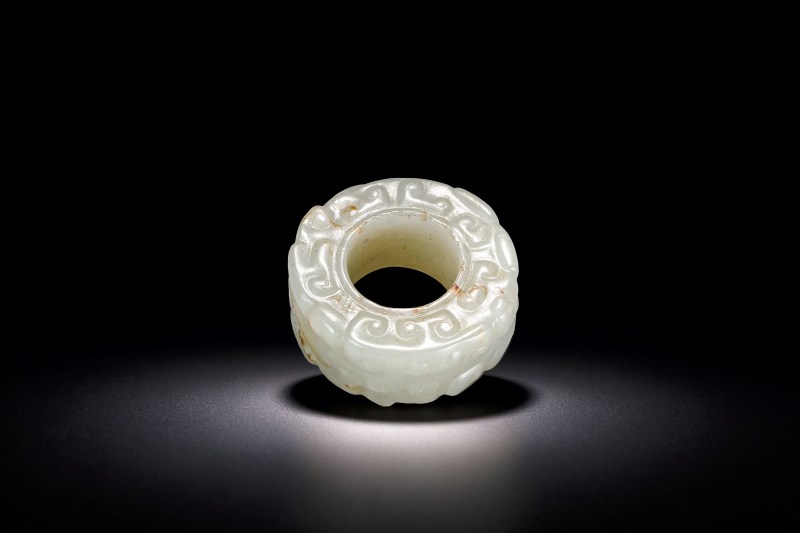明代 卷云纹玉环