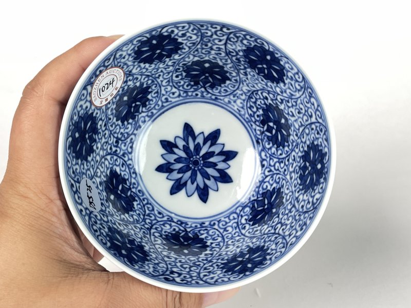 清光绪 青花缠枝莲纹碗 - 图6