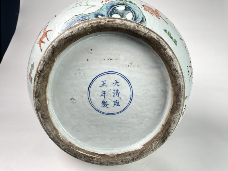 清晚期  粉彩百鹿尊一对 - 图26