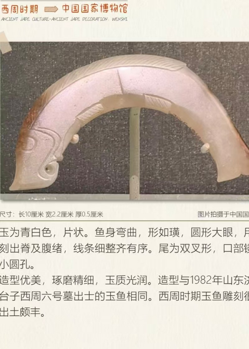 明代 玉鱼璜 - 图7
