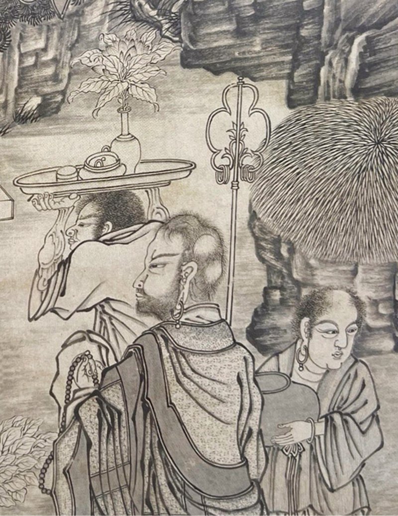 明 白瓷菊花胆瓶 - 图4