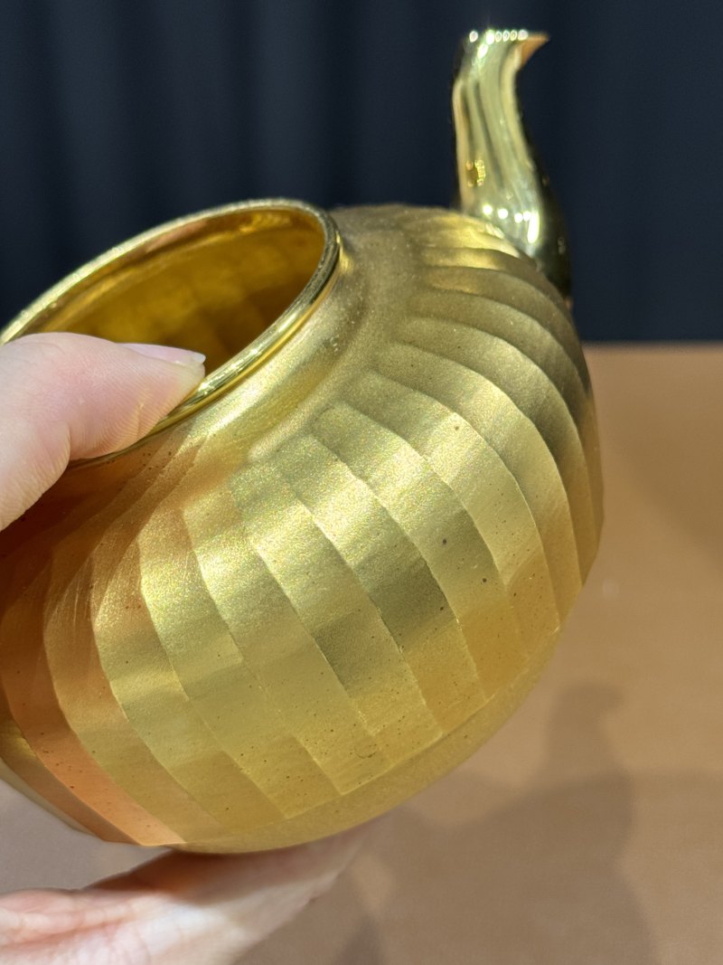 石黑光南金壶 - 图9