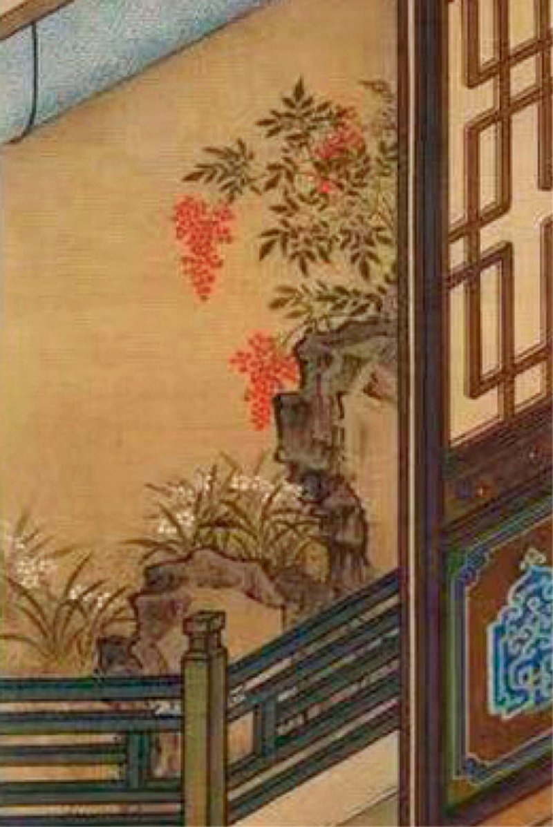 清雍正 斗彩灵仙祝寿盘 - 图7