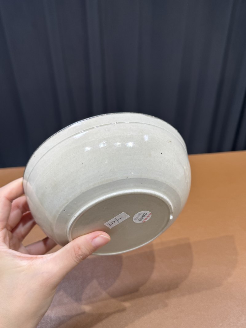 明 定窑刻划莲纹钵 - 图5
