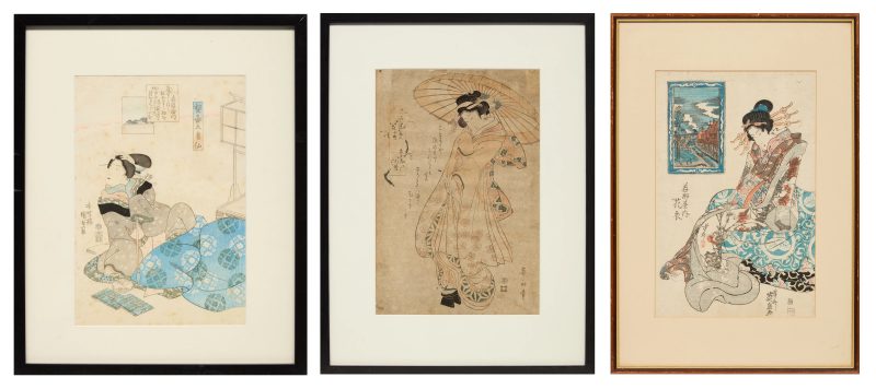 Kikugawa Eizan (1787-1867), Utagawa Kunisada (1786-1865), Keisai Eisen (1790-1848) - 图5