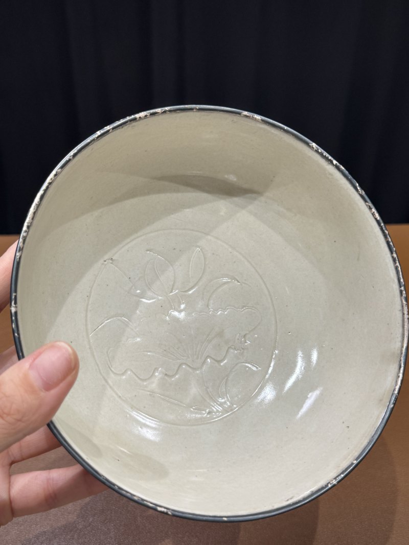 明 定窑刻划莲纹钵 - 图9