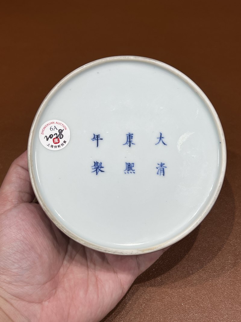 清康熙 豇豆红釉太白尊 - 图7
