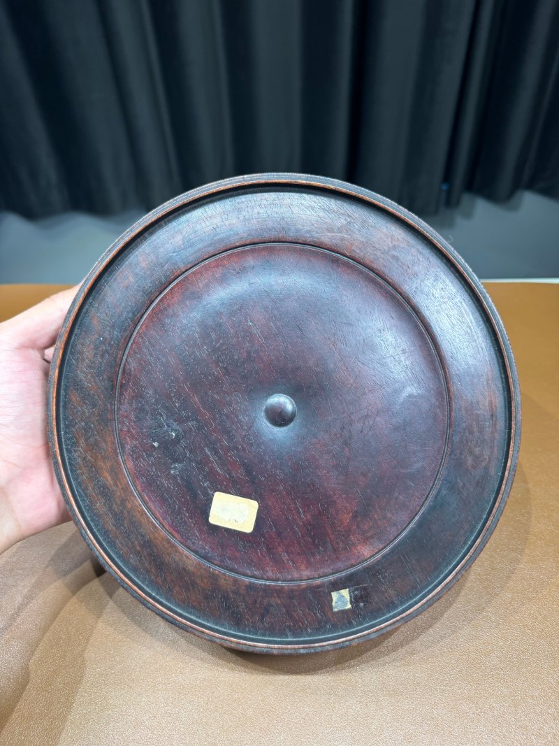 清道光 “行有恒堂制”鳝鱼黄釉嘟噜瓶 - 图12